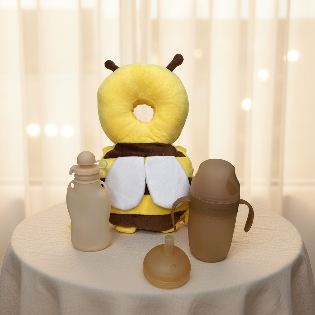 Pack Abeille - Table crème lumière dorée